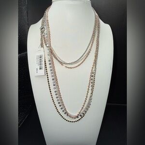J. Jill Gold and Silver Layered Necklace